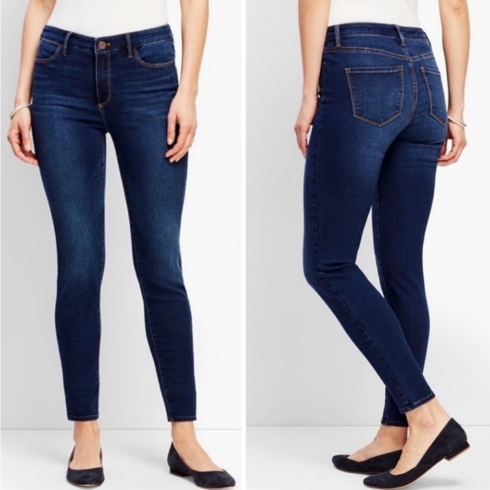 NWT Talbots Flawless Five Pocket Slim Ankle Plus Size Jeans 22W